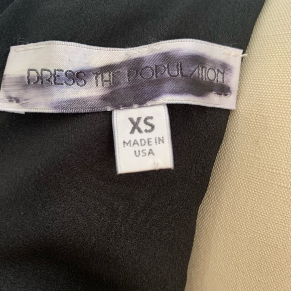 DRESS THE POPULATION ‘Grace’ Sequin Lace Dress XS - Picture 8 of 8